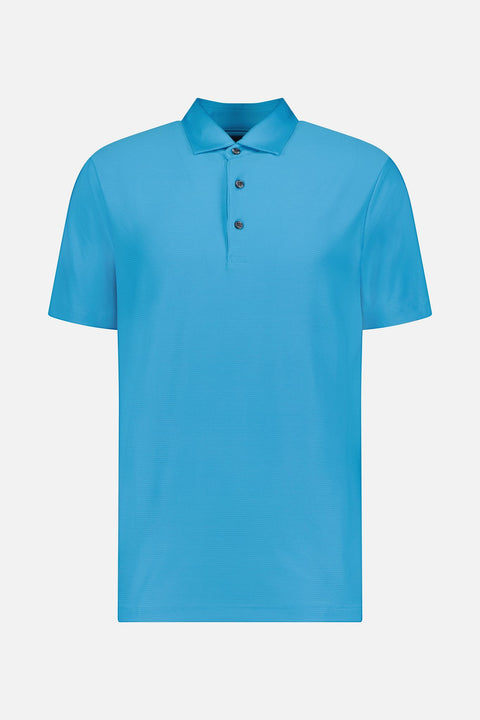 Solid Stripe Poloshirt Herren