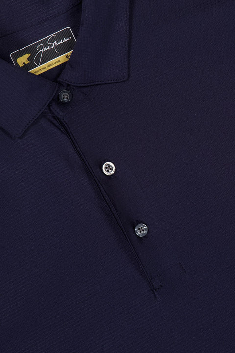 Solid Stripe Poloshirt Herren