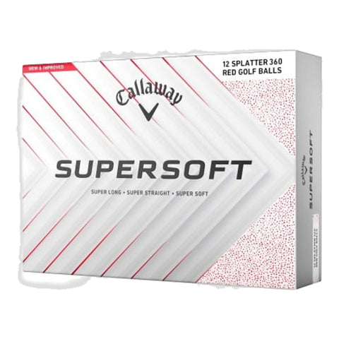 Supersoft Splatter Golfbälle