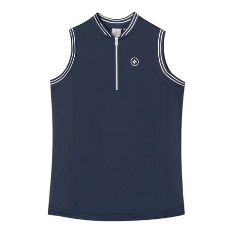 Nostalgia Ärmelloses Poloshirt Damen