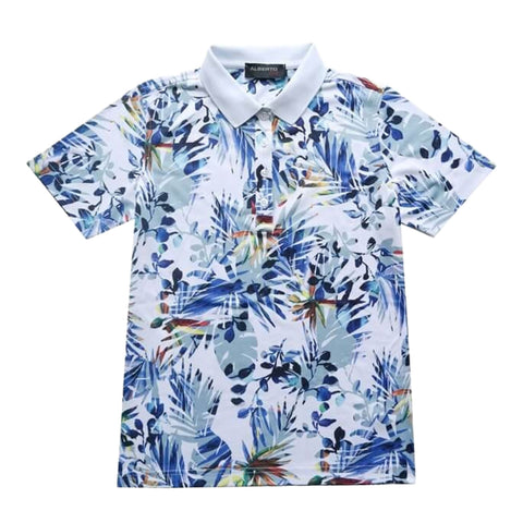 June Hawaii Print Poloshirt Herren