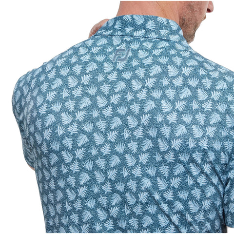 Shadow Palm Print Polo Herren