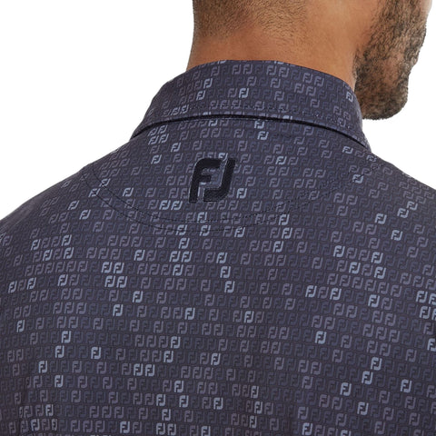 Digital Camo Print Lisle Polo Herren