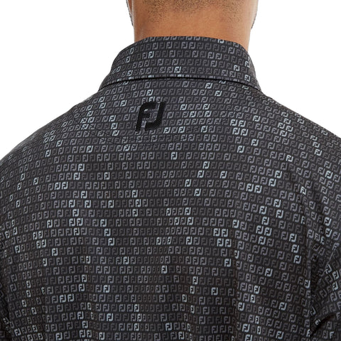 Digital Camo Print Lisle Polo Herren