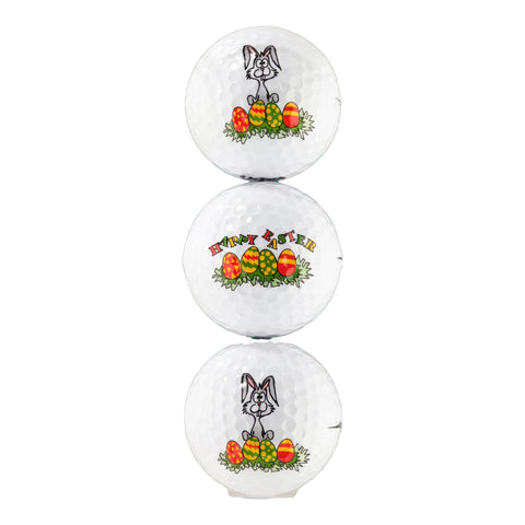 Osterhase Happy Easter Golfbälle