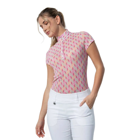 Digne Capsleeve Poloshirt Damen