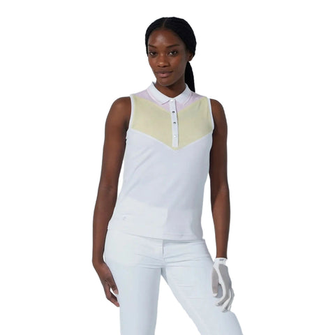 Match Sleeveless Golf Polo Damen