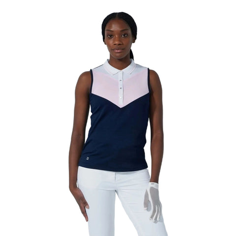 Match Sleeveless Golf Polo Damen