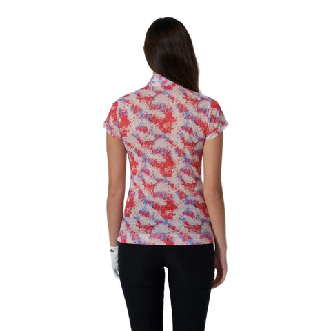 Breeze Mesh Cap Sleeve Polo Damen