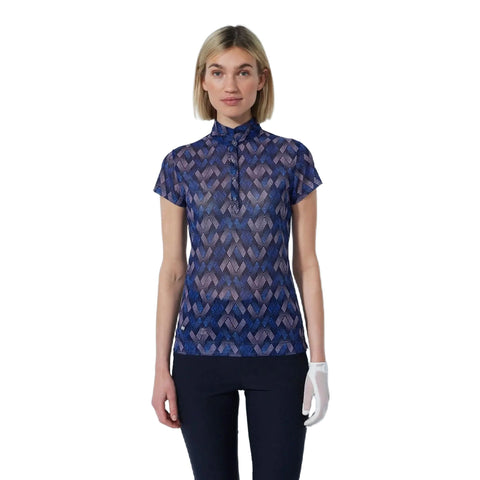 Breeze Mesh Cap Sleeve Polo Damen