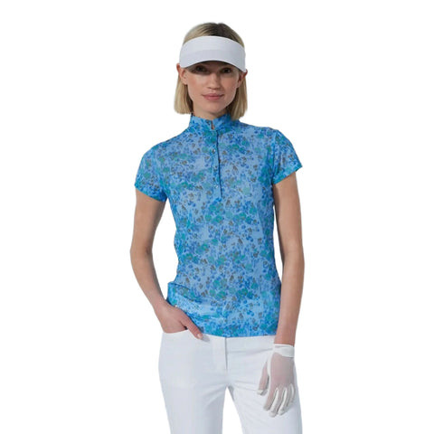 Breeze Mesh Cap Sleeve Polo Damen