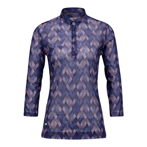 Breeze Mesh 3/4S Polo Damen
