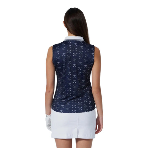 Clubs Sleeveless Polo Damen