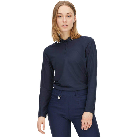 Miriam Langarm-Poloshirt Damen