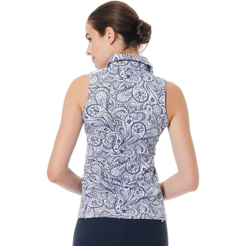 Merlyn Print Paisley Polo Damen