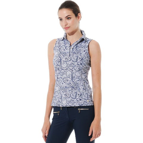 Merlyn Print Paisley Polo Damen