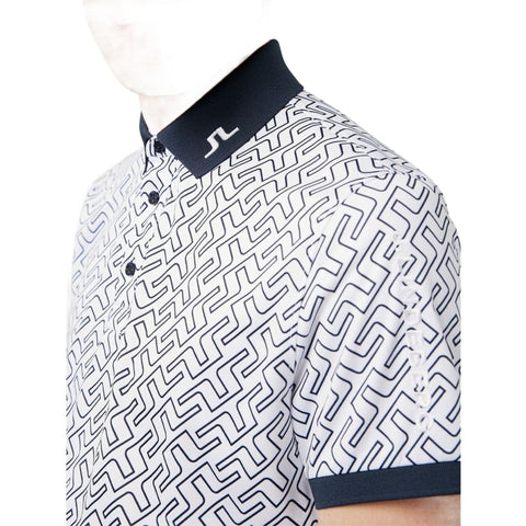 Tour Tech Print Polo Herren