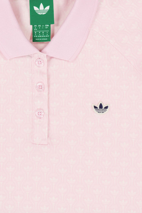 All Over Trefoil Polo Damen