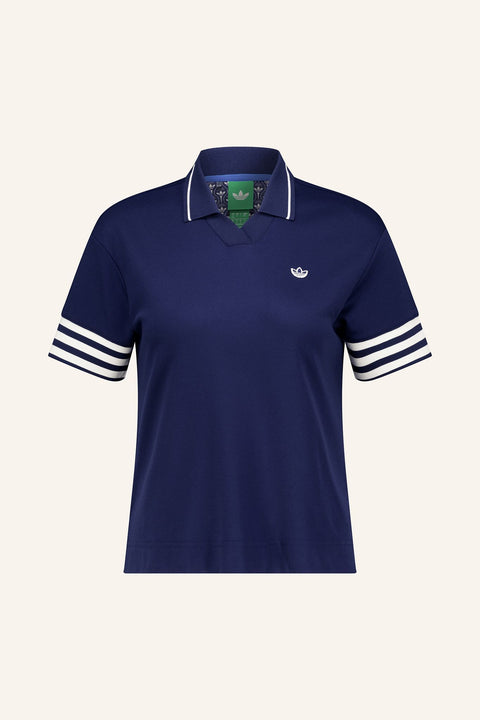3-Streifen Poloshirt Damen