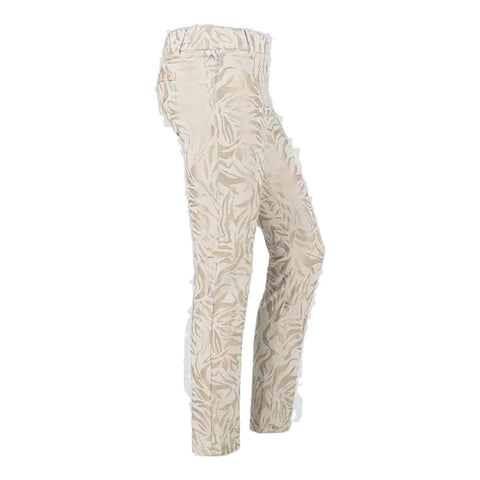 Lucy Golden Print Jersey Golfhose Damen