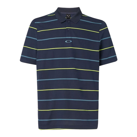 Piquet Striped Poloshirt Herren