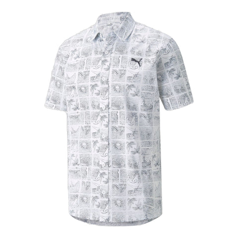 Shipwrecked Button Down Golf Polo Herren