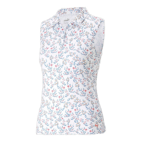 Mattr Micro Floral Poloshirt Damen