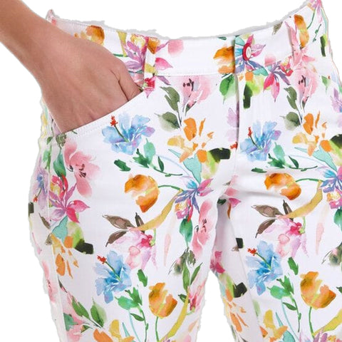 MONA-K WR Flowers Caprihose Damen