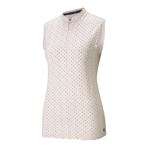 Cloudspun Polka Polo Ärmellos Damen