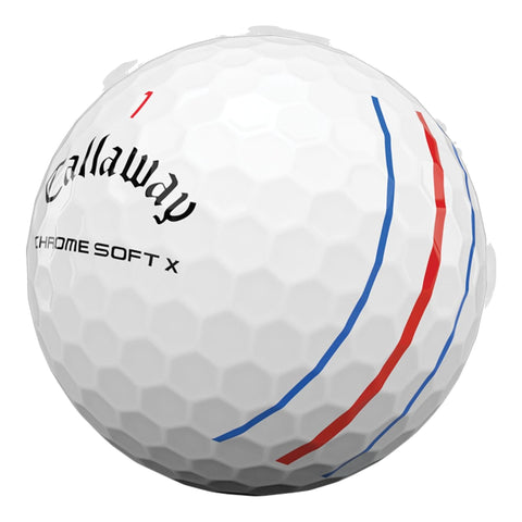 Chrome Soft X Triple Track Golfbälle