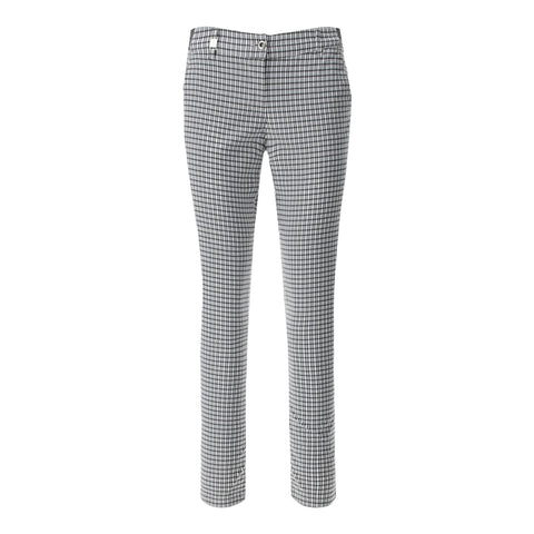 Sicuro Weiß/Schwarz Kariert Hose Damen