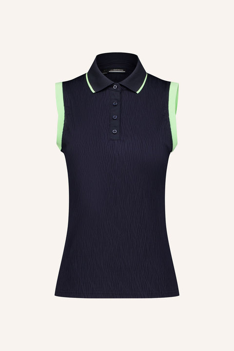 Sleeveless Poloshirt Damen