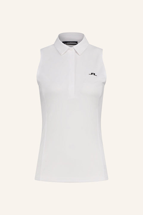 Dena Sleeveless Polo-Top Damen