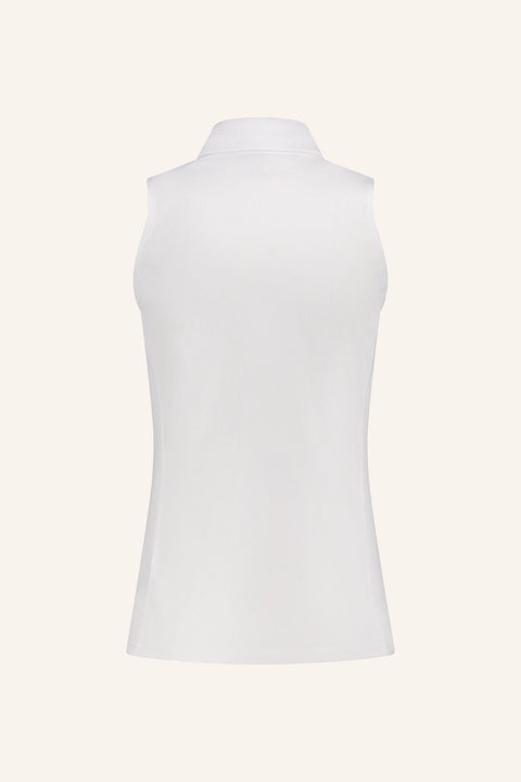 Dena Sleeveless Polo-Top Damen
