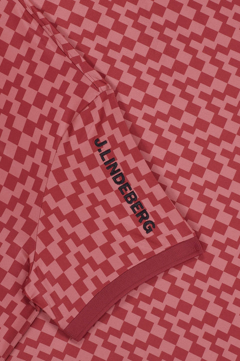 Tour Tech Print Golf Poloshirt Herren