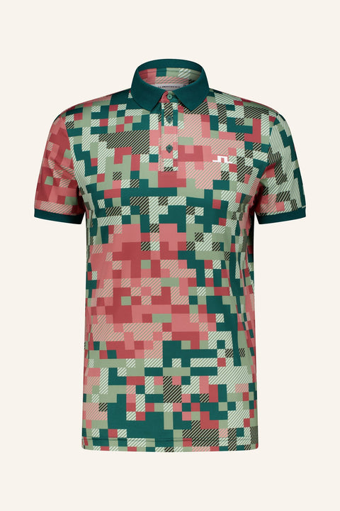 Bridger Tour Print Golfpolo Herren