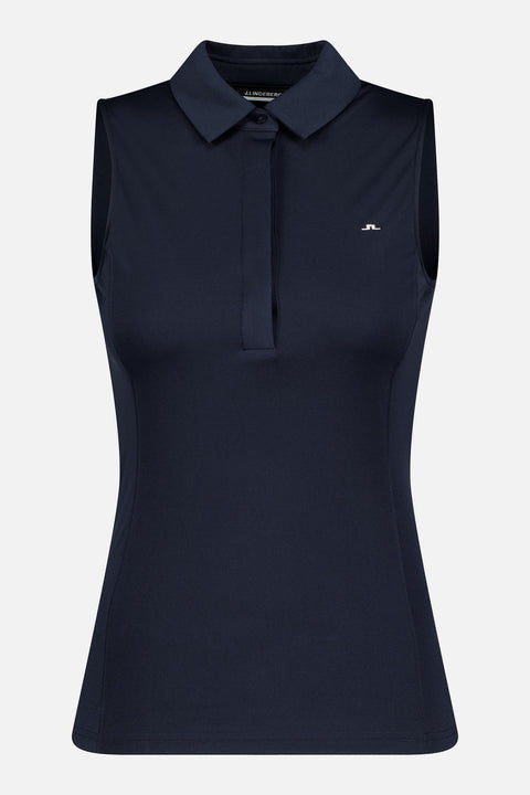 W Dena Sleeveless Golf Top JL Navy Damen