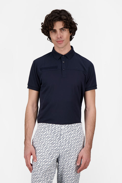 M Prince Regular Golf Polo JL Navy Herren