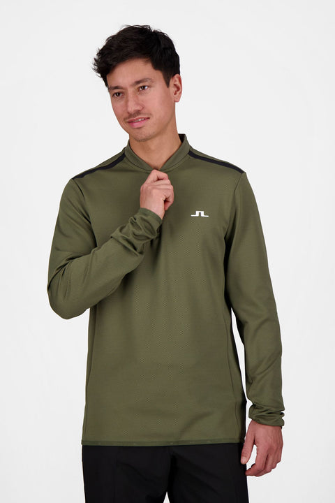 M Tech Bridge Golf Mid Layer Grape Leaf Herren