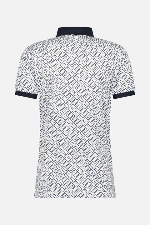 Tour Tech Print Polo Herren