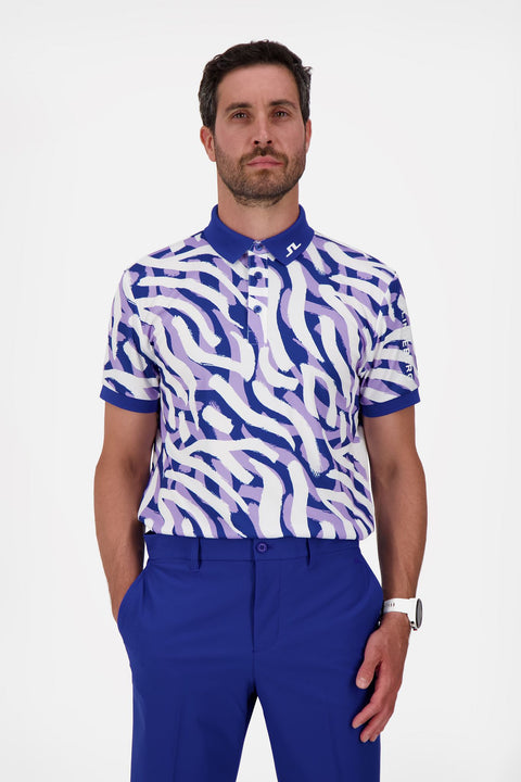 Tour Tech Reg Fit Print Polo Herren