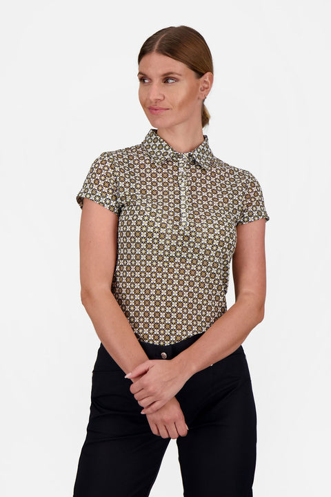 Oron Mesh Polo Poloshirt Damen