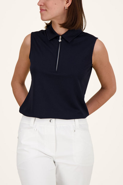 Peoria ärmelloses Poloshirt Damen