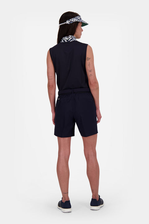 Half Neck Jersey Polo Damen