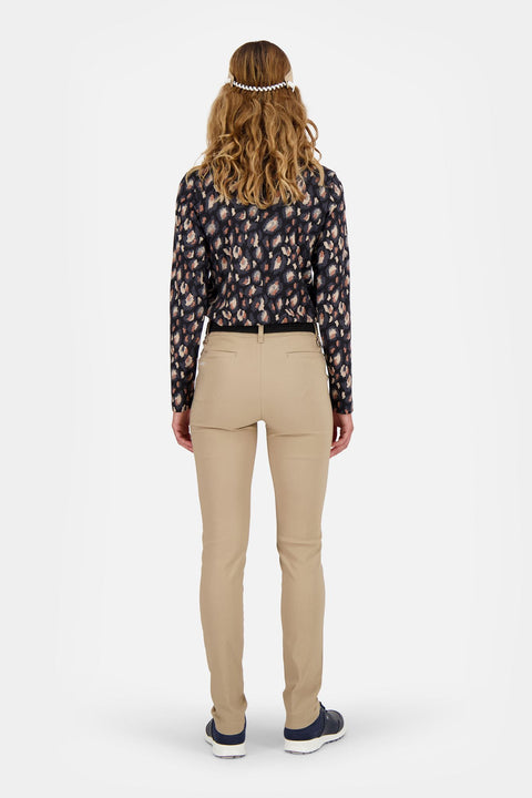 Bezons Langarm-Poloshirt Damen