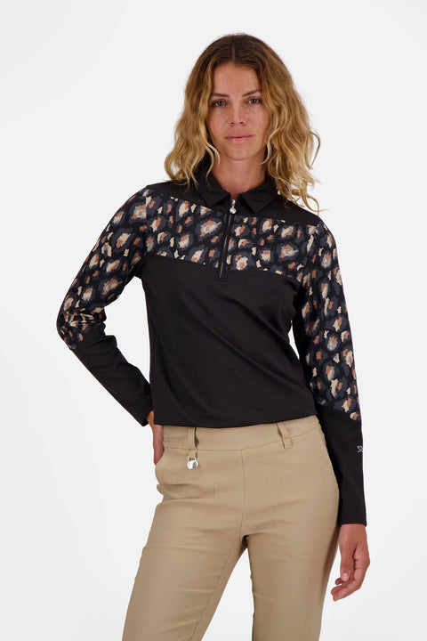 Bondy Langarm Polo Damen