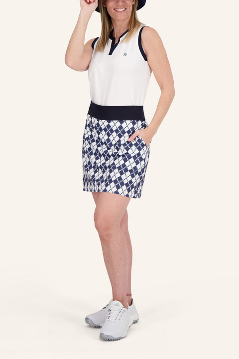 Abruzzo Argyle Skort Damen