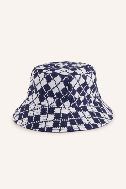 Abruzzo Argyle Wende-Hut Damen