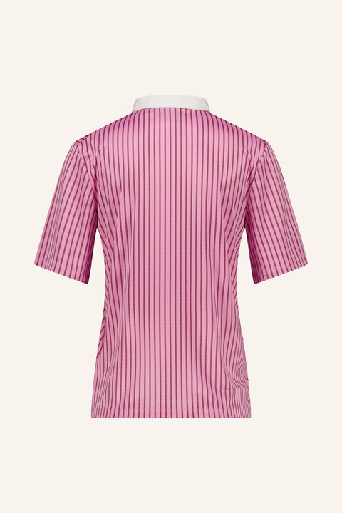 Graphic Zip Polo Damen