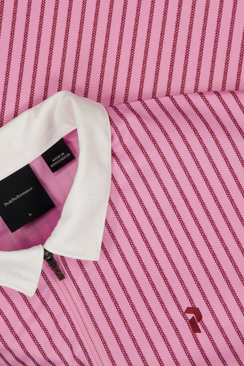 Graphic Zip Polo Damen